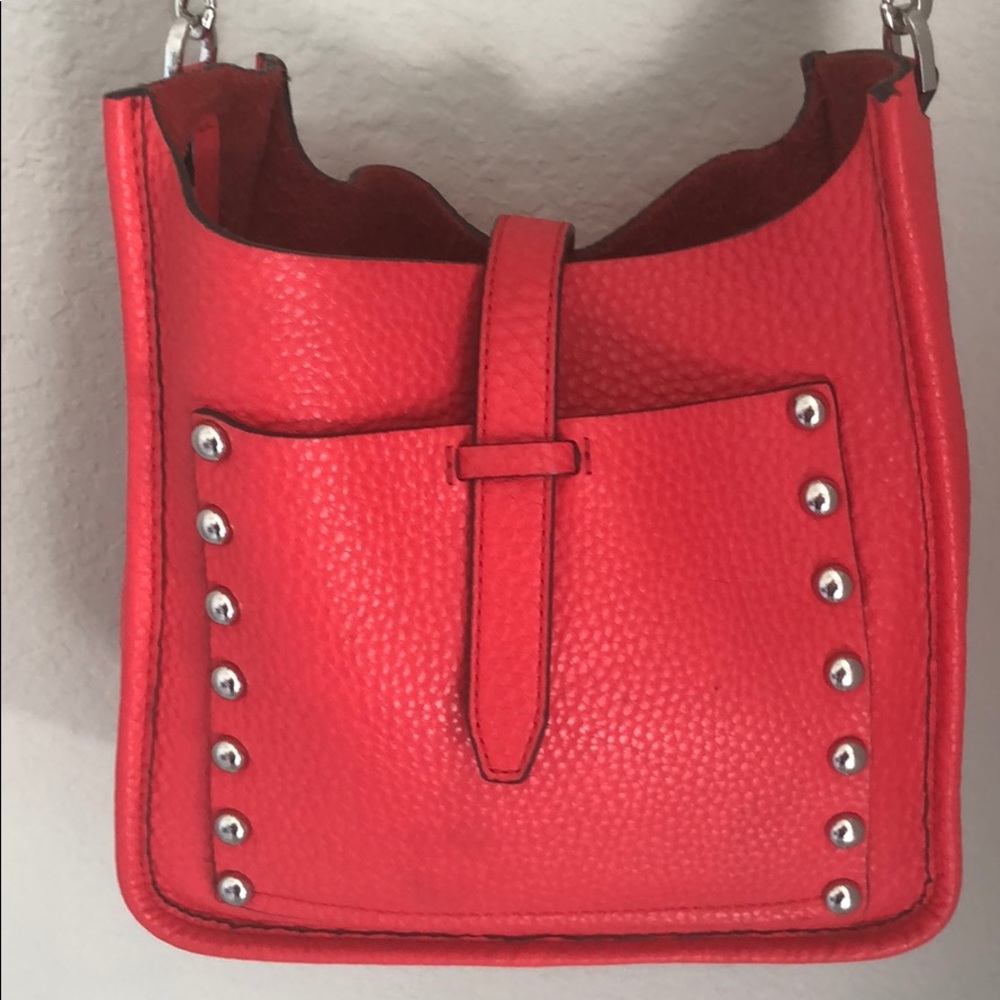 Rebecca Minkoff red leather crossbody bag